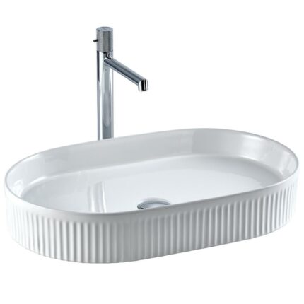 Lena EY-4702 Tezgah Üstü Lavabo Beyaz - EY-4702 - Tezgah Üstü Lavabo