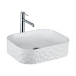 Lena EY-4709 Tezgah Üstü Lavabo Parlak Beyaz - EY-4709 - Tezgah Üstü Lavabo