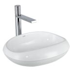 Lena EY-4710 Tezgah Üstü Lavabo Parlak Beyaz - EY-4710 - Tezgah Üstü Lavabo