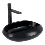 Lena EY-4710S Tezgah Üstü Lavabo Parlak Siyah - EY-4710S - Tezgah Üstü Lavabo