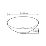 Lena EY-7031 Tezgah Üstü Porselen Lavabo - EY-7031 - Tezgah Üstü Lavabo - 1