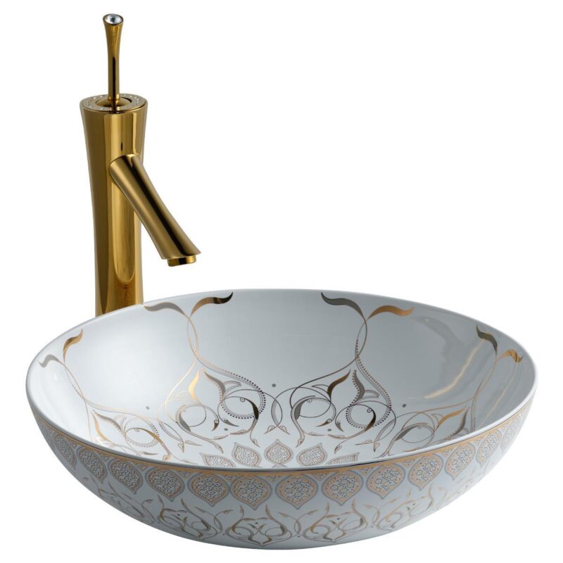 Lena EY-7032 Tezgah Üstü Lavabo Altın - EY-7032 - Tezgah Üstü Lavabo