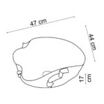 Lena EY-9102 Tezgah Üstü Lavabo Mat Beyaz - EY-9102 - Tezgah Üstü Lavabo - 2