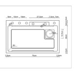 Lena L-ME75-1001FA Mutfak Eviyesi