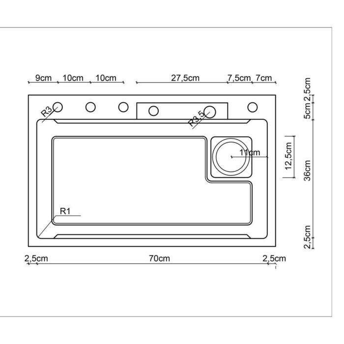 Lena L-ME75-1001KR Mutfak Eviyesi - L-ME75-1001KR - Akıllı Mutfak Eviyeleri - 1