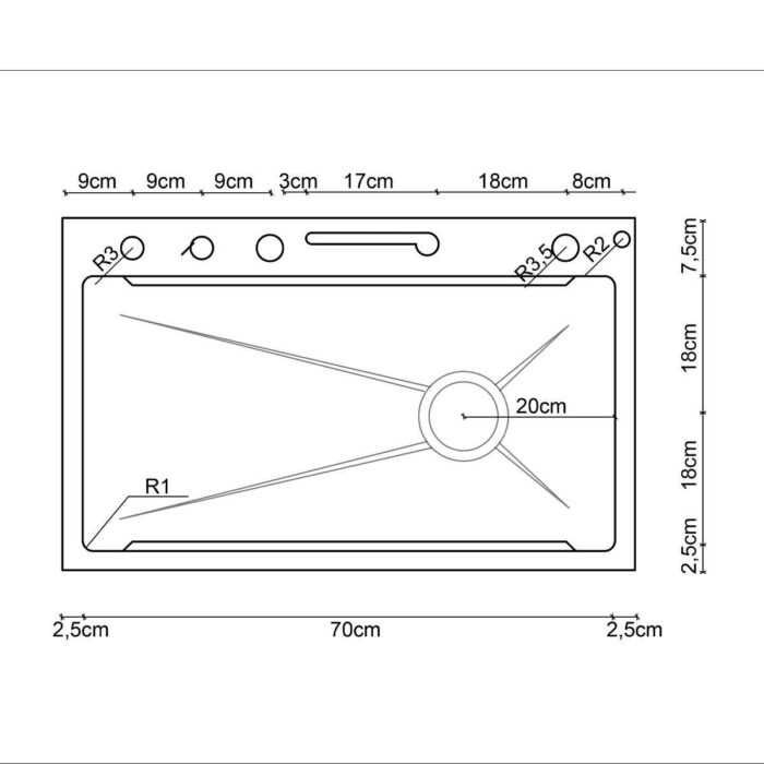 Lena L-ME75-2001NB Mutfak Eviyesi