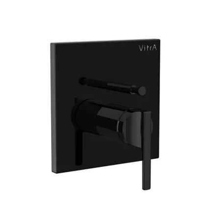 Vitra Ankastre Mekanik Banyo Bataryası Parlak Siyah (V-Box Sıva Üstü Grubu)