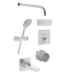 Vitra AquaControl Square Ankastre Termostatik Duş Seti (Bliss 2F, Bliss 3F) - A49294 - Ankastre Duş Setleri