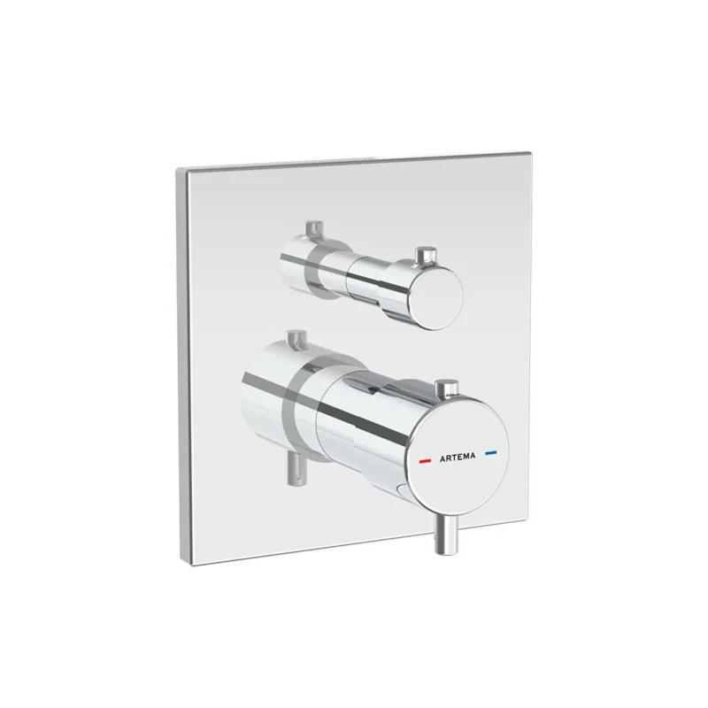 Vitra AquaHeat Banyo Bataryası Termostatik (V-Box, Sıva Üstü Grubu) - A43268 - Ankastre Banyo Bataryası