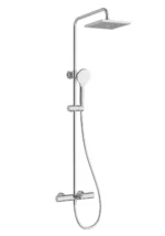 Vitra Aquaheat Joy Square 200 Banyo Bataryalı Duş Sistemi - A47295 - Duş Paneli ve Kolonu