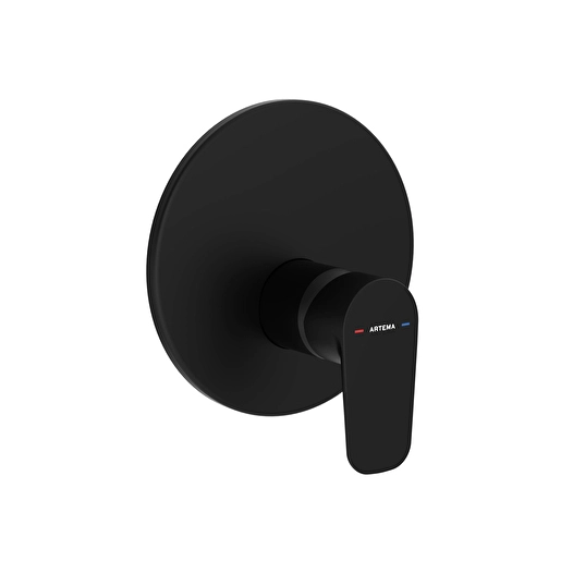 Vitra AquaHeat Round Ankastre Termostatik Duş Bataryası V-Box, Sıva Üstü Grubu, Mat Siyah Vitra AquaHeat Round Ankastre Termostatik Duş Bataryası V-Box, Sıva Üstü Grubu, Mat Siyah - A4334836 - Ankastre Duş Bataryası