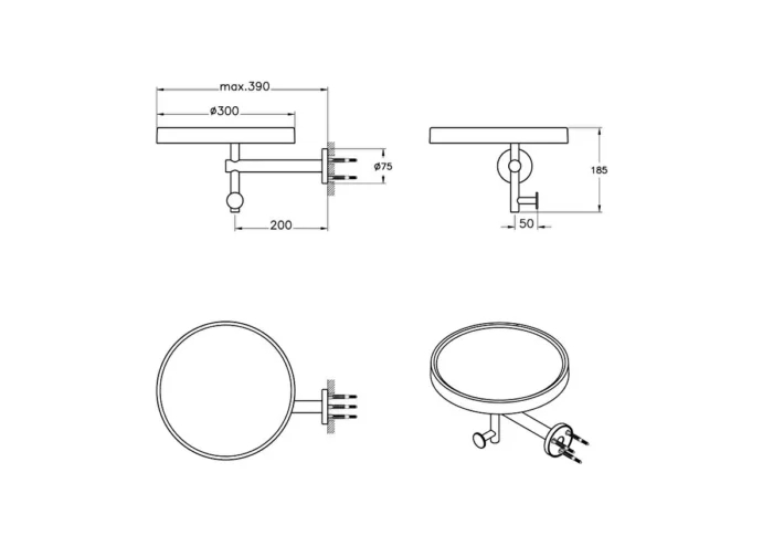 Vitra ArchiPlan Seramik Etajerli Havluluk - A44006 - Havluluk - 1