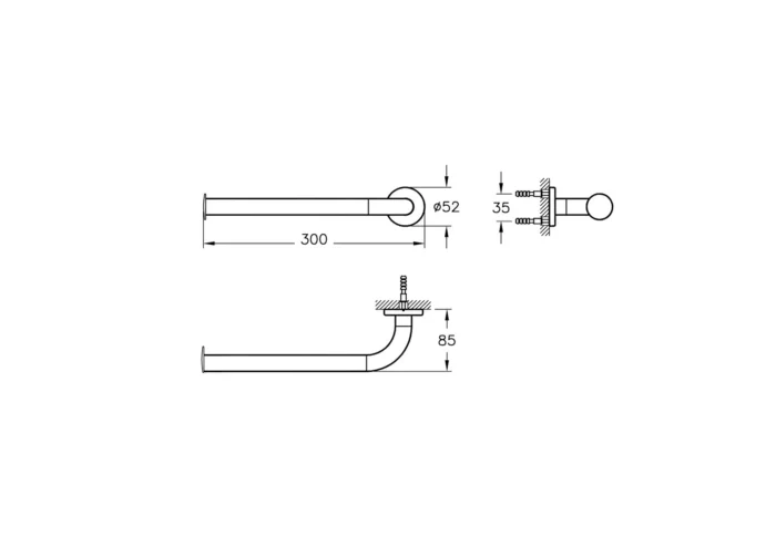 Vitra Arkitekta Kağıt Havluluk - A44284 - Havluluk - 1