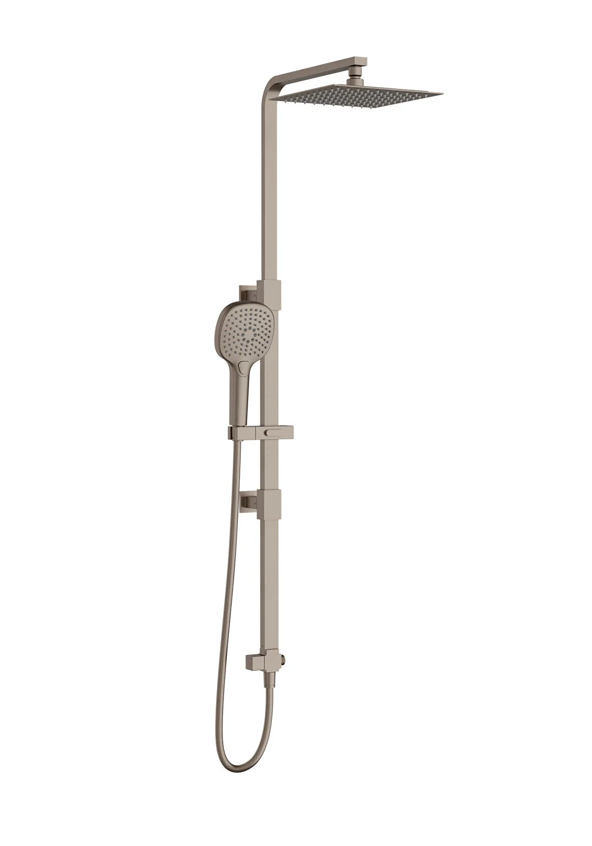 Vitra Bliss Square 240 Duş Kolonu Fırçalı Nikel Vitra Bliss Square 240 Duş Kolonu Fırçalı Nikel - A4578934 - Duş Paneli ve Kolonu