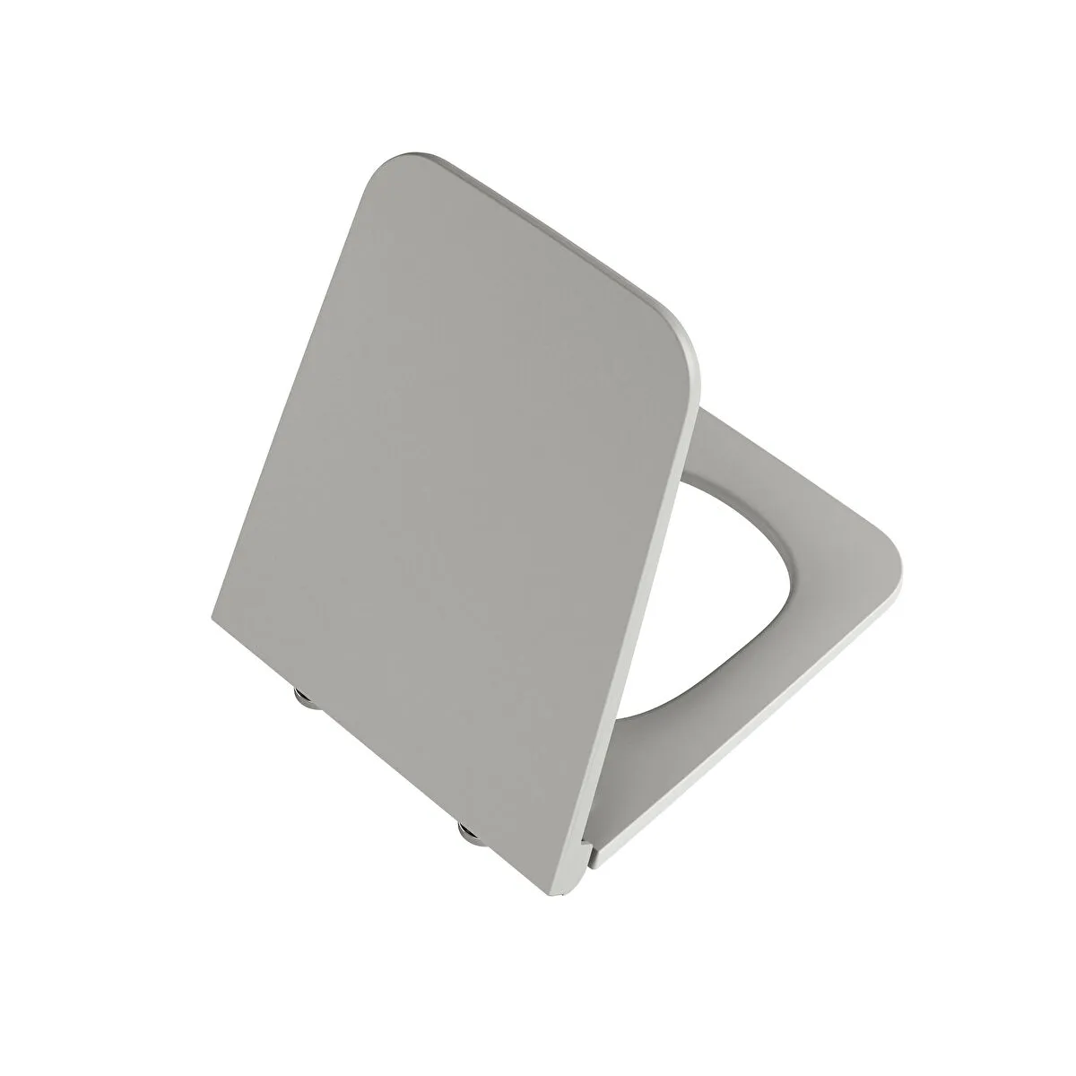 Vitra Equal Klozet Kapağı Slim, Duroplast, Üstten Sıkmalı Yavaş Kapanır, Kolay Sök-Tak, Metal Menteşeli, Mat Taş Gri Vitra Equal Klozet Kapağı Slim, Duroplast, Üstten Sıkmalı Yavaş Kapanır, Kolay Sök-Tak, Metal Menteşeli, Mat Taş Gri - 119-476R009 - Klozet Kapağı