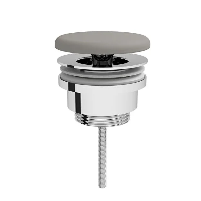 Vitra Equal Yuvarlak Seramik Lavabo Süzgeci (Universal-Sabit) Mat Taş Gri - 6392L476-0159 - Lavabo Süzgeci