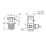Vitra Flow Round Ankastre Duş Seti - A49306 - Ankastre Duş Setleri - 12