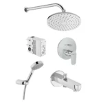 Vitra Flow Round Ankastre Duş Seti - A49306 - Ankastre Duş Setleri