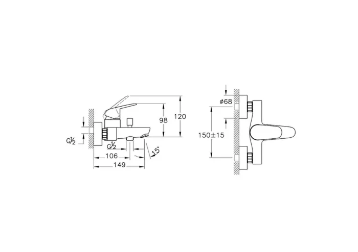 Vitra Flow Round Banyo Bataryası