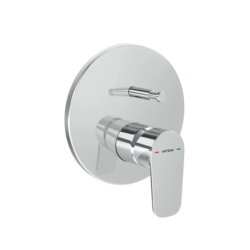 Vitra Flow Soft Ankastre Mekanik Banyo Bataryası (Minibox Sıva Üstü Grubu) - A43198 - Ankastre Banyo Bataryası