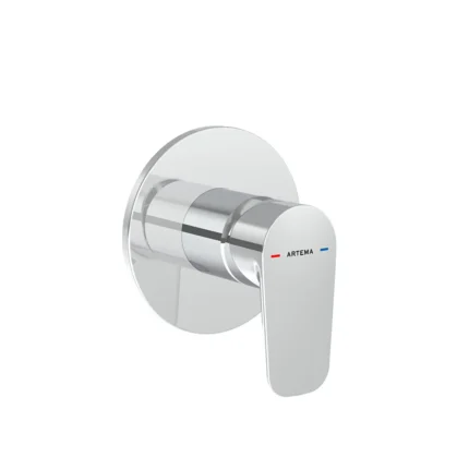 Vitra Flow Soft Ankastre Mekanik Duş Bataryası (Minibox Sıva Üstü Grubu) - A43288 - Ankastre Duş Bataryası