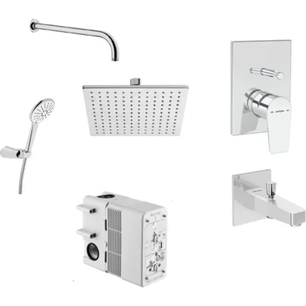 Vitra Flow Square Ankastre Duş Seti - A49305 - Ankastre Duş Setleri