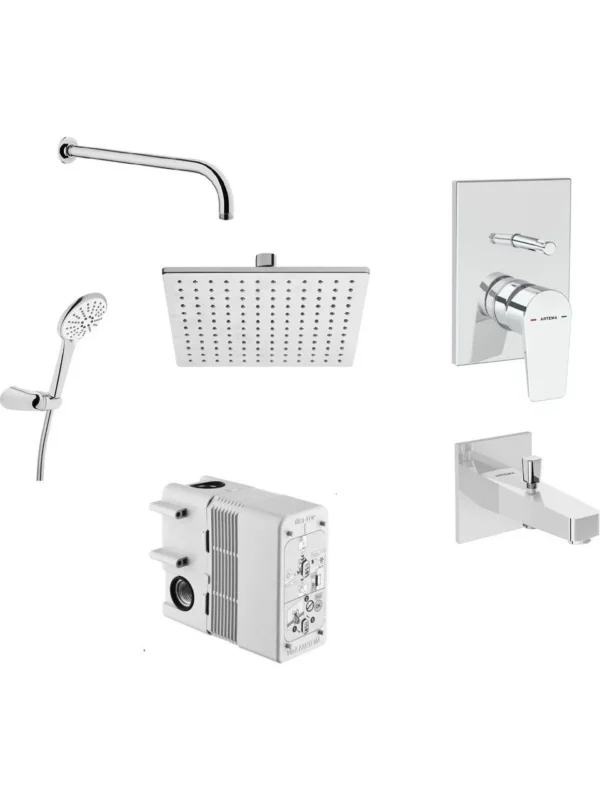 Vitra Flow Square Ankastre Duş Seti - A49305 - Ankastre Duş Setleri