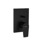 Vitra Flow Square Ankastre Mekanik Banyo Bataryası Mat Siyah (Minibox, Sıva Üstü Grubu) - A4320836 - Ankastre Banyo Bataryası