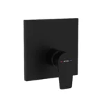 Vitra Flow Square Ankastre Mekanik Duş Bataryası Mat Siyah (V-Box, Sıva Üstü Grubu) - A4332836 - Ankastre Duş Bataryası