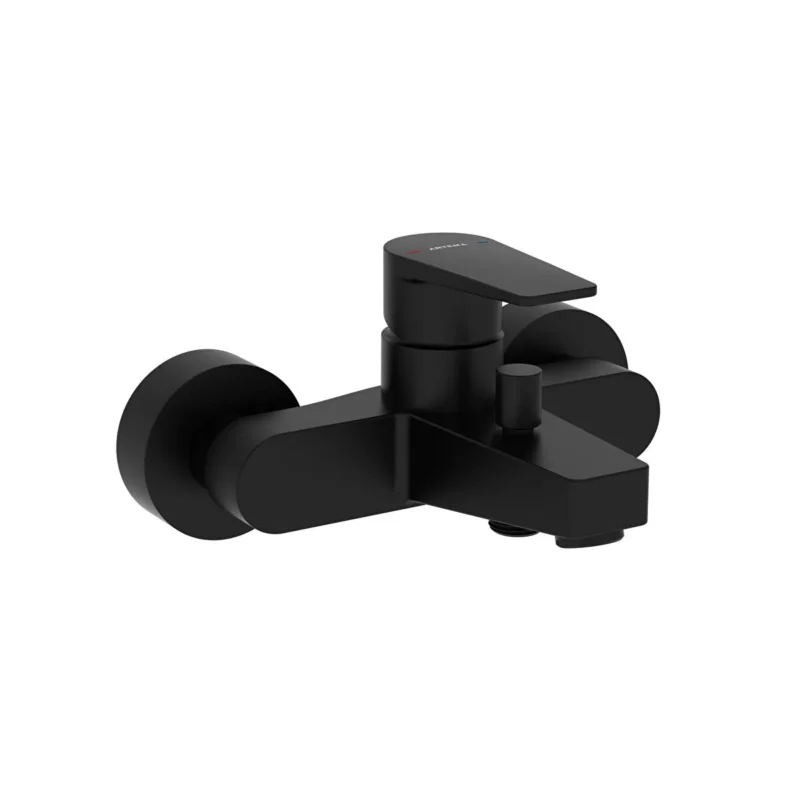 Vitra Flow Square Banyo Bataryası Mat Siyah - A4306336 - Banyo Bataryası