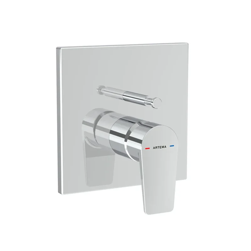 Vitra Flow Square Banyo Bataryası Mekanik (V-Box, Sıva Üstü Grubu) - A43238 - Ankastre Banyo Bataryası