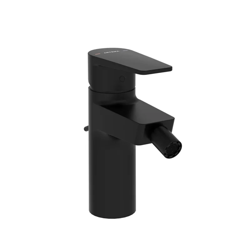 Vitra Flow Square Bide Bataryası Mat Siyah - A4294136 - Bide Bataryası