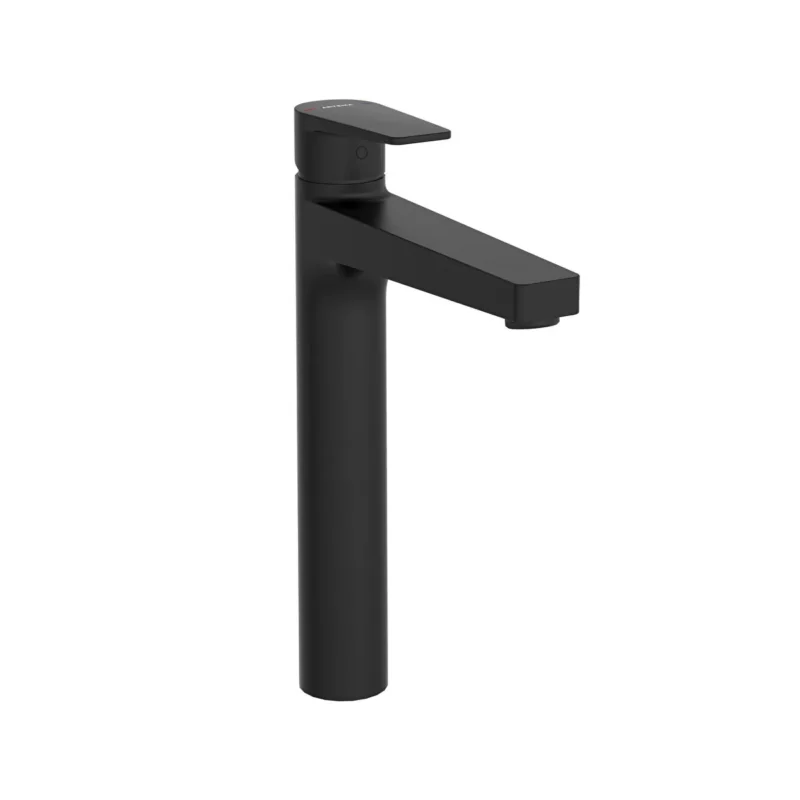 Vitra Flow Square Çanak Lavabo Bataryası Mat Siyah - A4293636 - Çanak Lavabo Bataryası