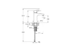 Vitra Flow Square Lavabo Bataryası (Yüksek) - A42938 - Lavabo Bataryası - 1