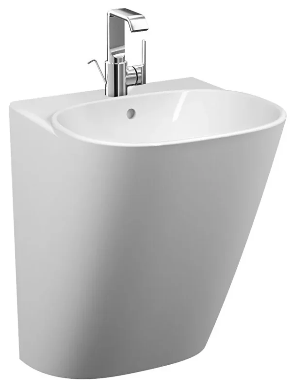 Vitra Frame Yarı Monoblok Lavabo 50x48 cm Beyaz - 5798B403-0001 - Monoblok Bütün Lavabo