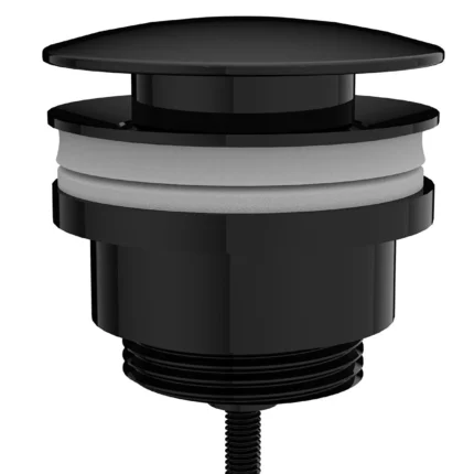 Vitra Lavabo Yuvarlak Süzgeci Universal (basmalı) Parlak Siyah