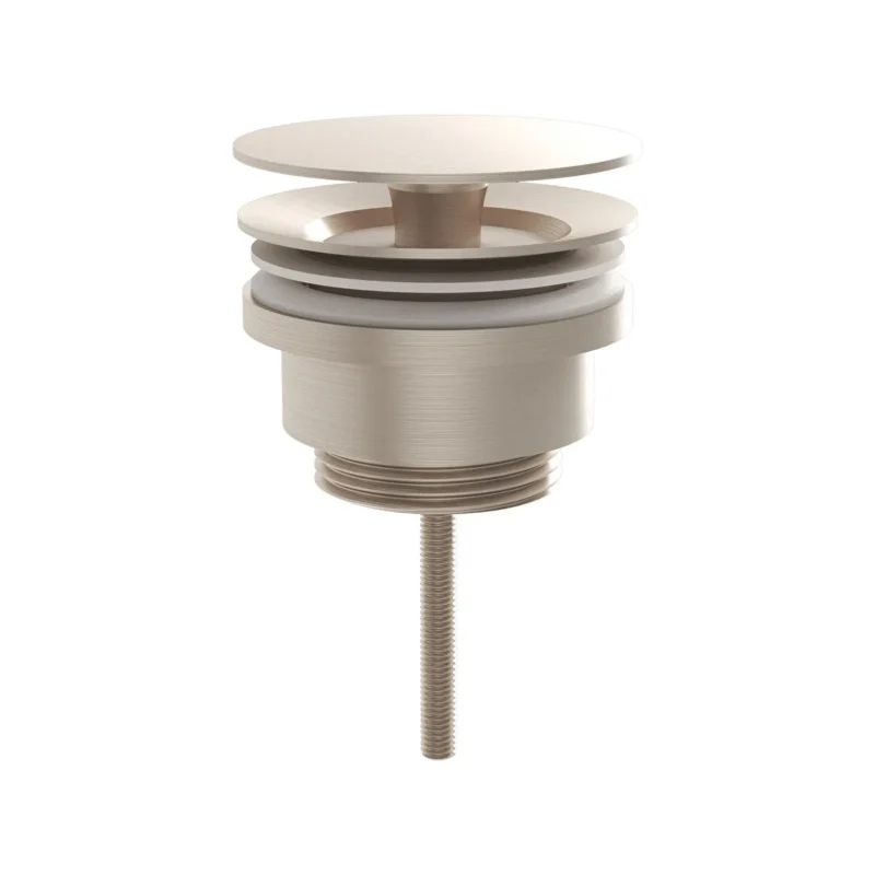 Vitra Lavabo Yuvarlak Süzgeci Universal Sabit, Fırçalı Nikel - A4514834 - Lavabo Süzgeci