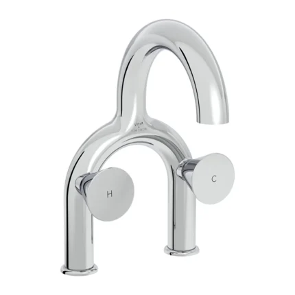 Vitra Liquid Lavabo Bataryası 2 Delikli, Krom - A42747 - Lavabo Bataryası