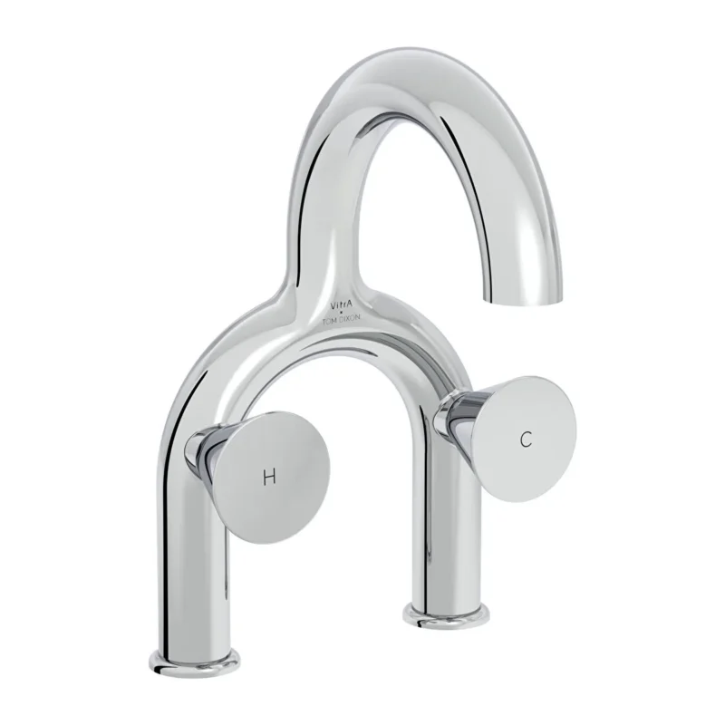 Vitra Liquid Lavabo Bataryası 2 Delikli, Krom - A42747 - Lavabo Bataryaları