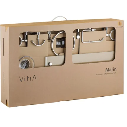 Vitra Marin Aksesaur Seti Aksesaur seti (6 parça) - A44924 - Banyo Aksesuar Seti