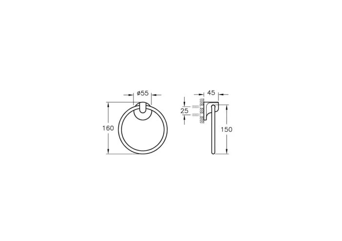 Vitra Marin Halka Havluluk - A44943 - Havluluk - 1
