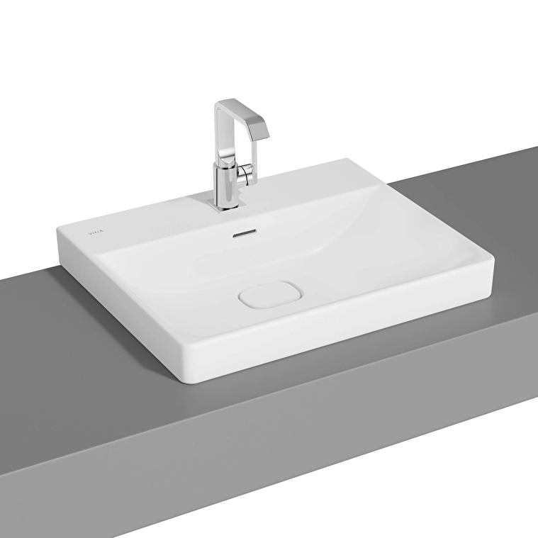 Vitra Metropole Çanak Lavabo 60x47 cm, Mat Beyaz Vitra Metropole Çanak Lavabo 60x47 cm, Mat Beyaz - 7526B001-0973 - Çanak Lavabo