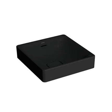 Vitra Metropole Çanak Lavabo Kare 40x40 cm, Mat Siyah - 7533B083-0673 - Çanak Lavabo
