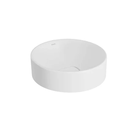 Vitra Metropole Çanak Lavabo Yuvarlak Kompakt 40x38 cm, Mat Beyaz - 7542B001-0016 - Çanak Lavabo