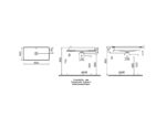 Vitra Metropole Dikdörtgen Tezgah Altı Lavabo, 80 cm - 7536B003-1082 - Tezgah Altı Hilton Lavabo - 1