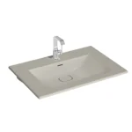Vitra Metropole Etajerli Lavabo 80x53 cm Taupe - 7538B020-0001 - Etajerli Lavabo