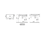 Vitra Metropole Tezgahaltı Lavabo Dikdörtgen, 80x40 cm Armatür Deliksiz, Su Taşma Deliksiz, Mat Siyah - 7536B083-1083 - Tezgah Altı Hilton Lavabo - 1