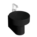 Vitra Metropole Yarım Ayak Mat Siyah - 7543B083-1890 - Lavabo Ayakları - 1