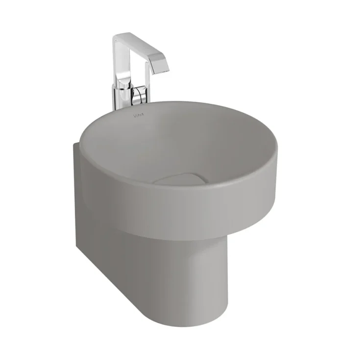 Vitra Metropole Yarım Ayak Mat Taş Gri - 7543B076-1890 - Lavabo Ayakları - 1