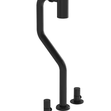 Vitra Monoblok Sifon Seti, Mat Siyah - A4515736WTC - Basmalı Sifon , Gider (Pop-Up)